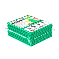 Мешки для мусора 160 л, зеленые, в пачке 10 шт., ПВД, 40 мкм, 900х1100 мм, i-Bag в Ельце