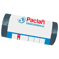 Мешки для мусора 60 л, черные, в рулоне 50 шт., ПНД, 6,2 мкм, 800х600 мм, PACLAN Professional, 604078 в Ельце