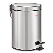 Ведро-контейнер для мусора (урна) с педалью LAIMA Classic, 12 л, зеркальное, нержавеющая сталь, со съемным внутренним ведром в Ельце