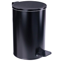 Ведро для мусора с педалью, усиленное, Титан, 10 л, черное, оцинкованная сталь в Ельце Ведро для мусора с педалью, усиленное, Титан, 10 л, черное, оцинкованная сталь в Ельце