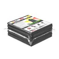 Мешки для мусора 160 л, серые, в пачке 10 шт., ПВД, 40 мкм, 900х1100 мм, i-Bag в Ельце