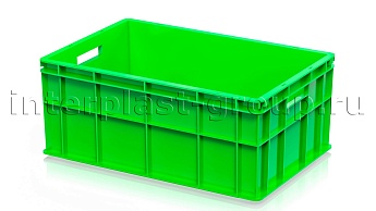 Ящик для молока, мяса, овощей и фруктов сплошной светло-зеленый в Ельце