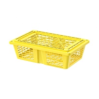 Ящик продуктовый универсальный желтый в Ельце Ящик продуктовый универсальный желтый в Ельце