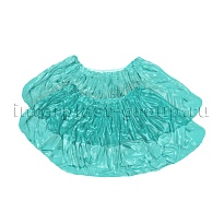 Бахилы бирюзовые 2000 шт (1000 пар), 16 мкм, однослойные, с одной резинкой, Эконом в Ельце