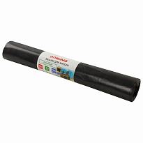 Мешки для мусора 240 л, черные, в рулоне 10 шт., ПВД 50 мкм, 1400х900 мм, LAIMA, 605337 в Ельце