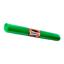 Мешки для мусора 180 л, зеленые, в рулоне 10 шт., ПВД, 50 мкм, 1100х900 мм, МЕШКОFF, 4458 в Ельце