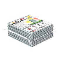 Мешки для мусора 160 л, светло-серые, в пачке 10 шт., ПВД, 40 мкм, 900х1100 мм, i-Bag в Ельце